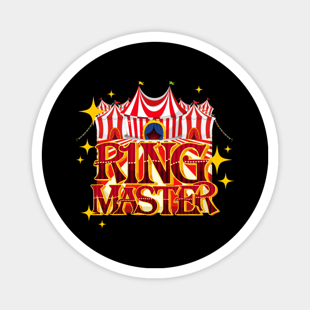 Circus Ring Master Staff Artist Manege Magnet by Foxxy Merch